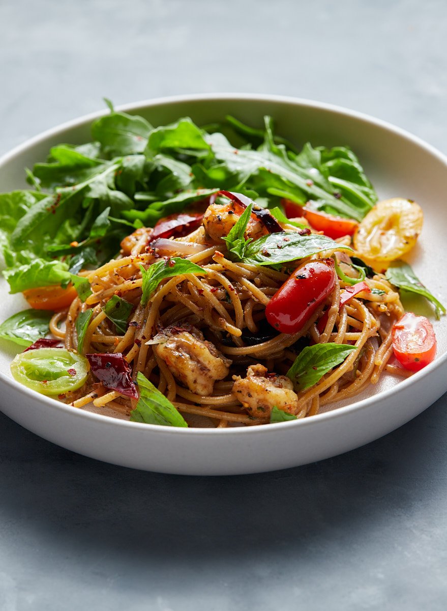 Chili Basil Spaghetti