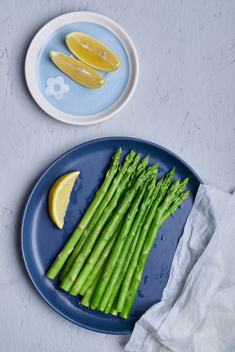 Steamed Asparagus in Microwave