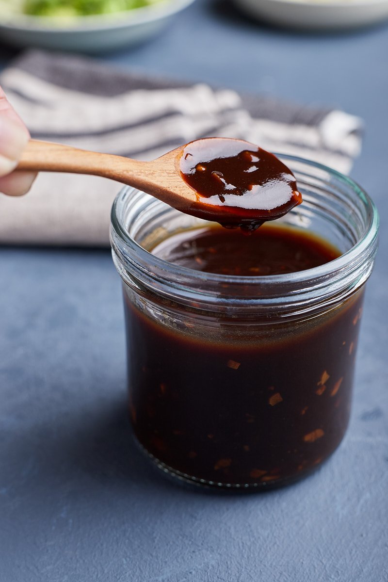 Delicious Teriyaki Sauce Ready to Glaze.