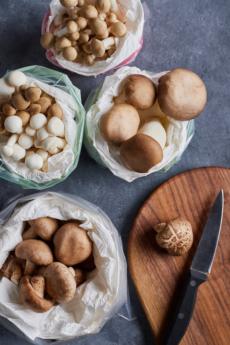 Keeping mushroom fresh are the key ingredients in this recipe.