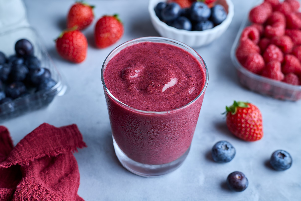 Red Berries Blended Drink Recipe