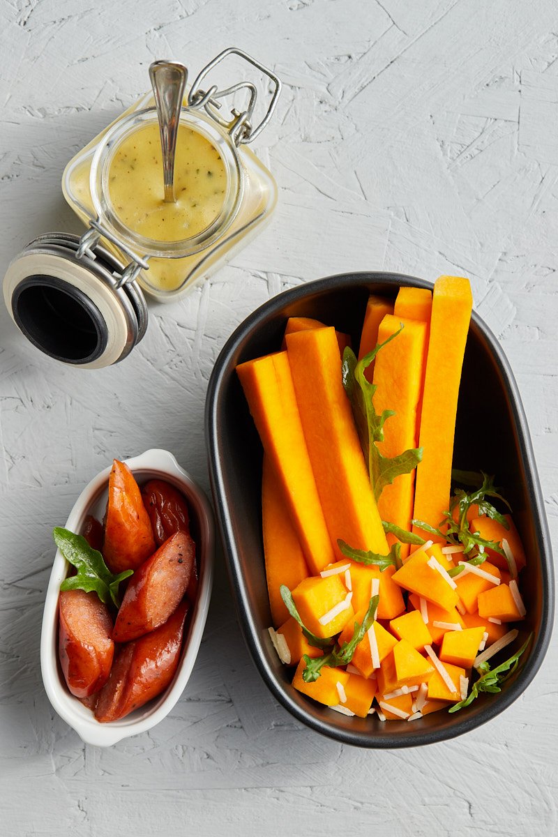 Cubes butternut squash, and it’s a few easy steps to preparing.