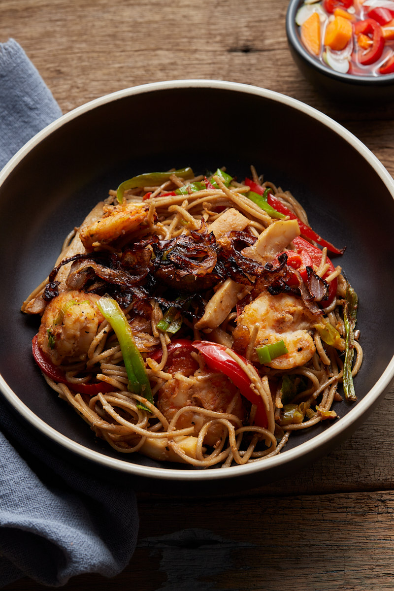 Shrimp and Yaki Noodles