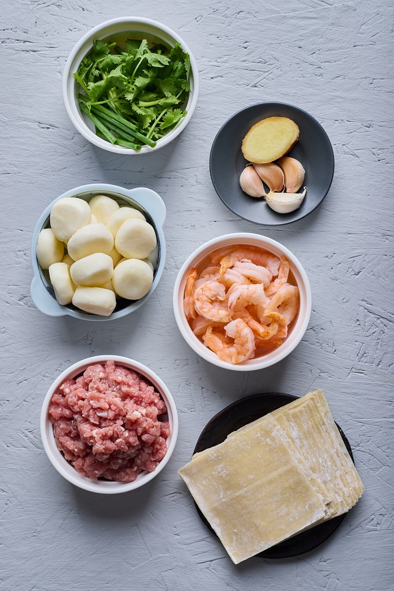 Make dumplings at home with fresh ingredients.