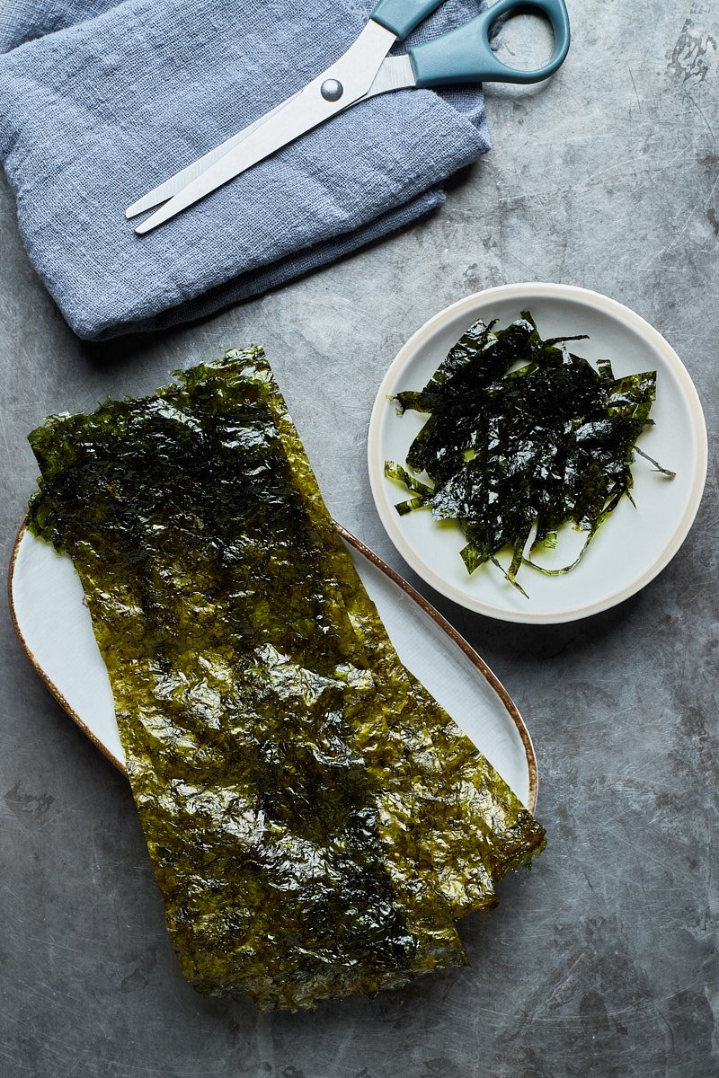 Nori seaweed for sushi recipe