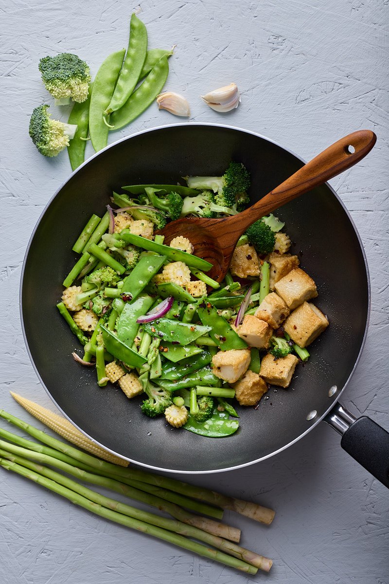 Make perfect vegetables stir-fry.